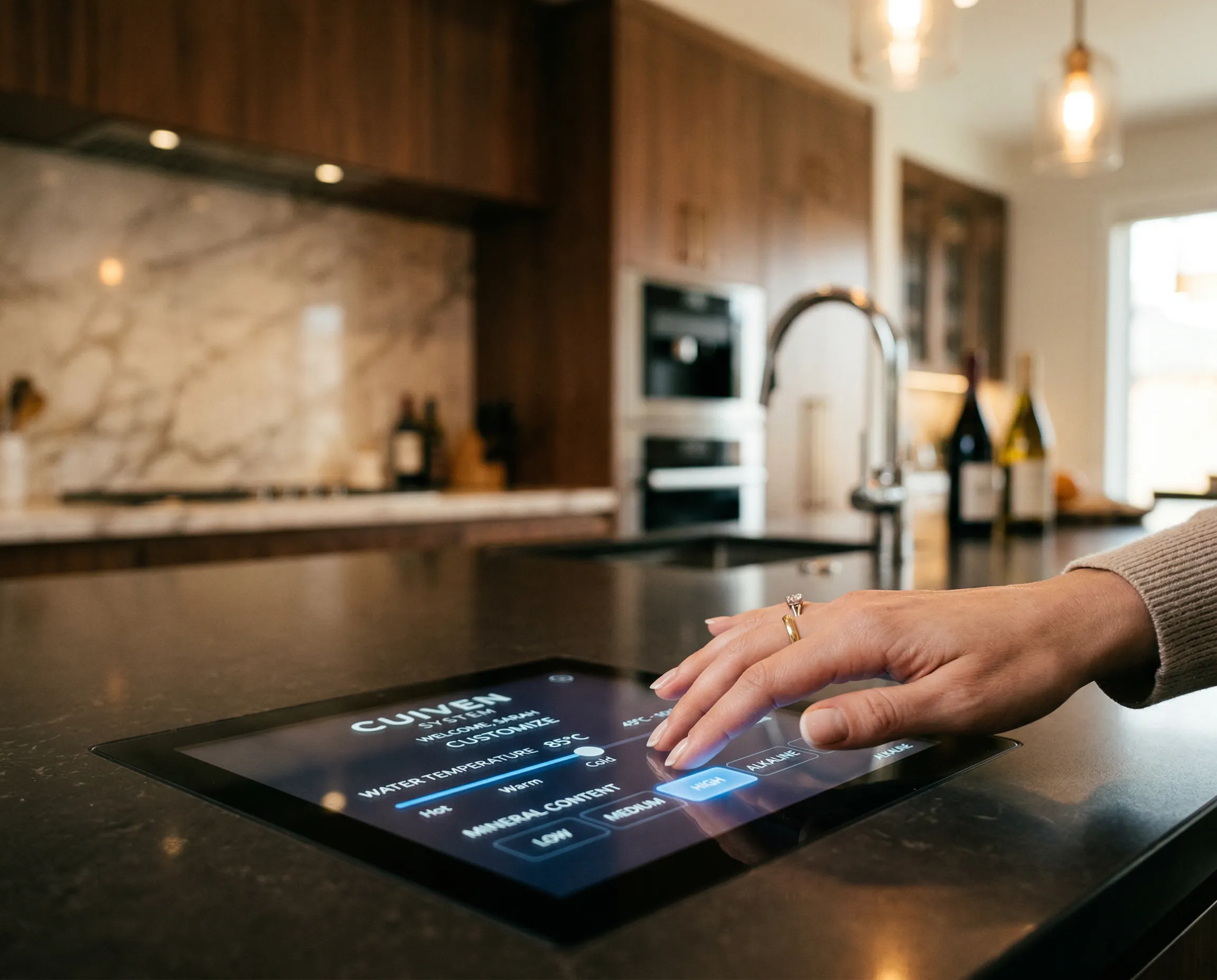 CUIVEN precision control touchscreen interface