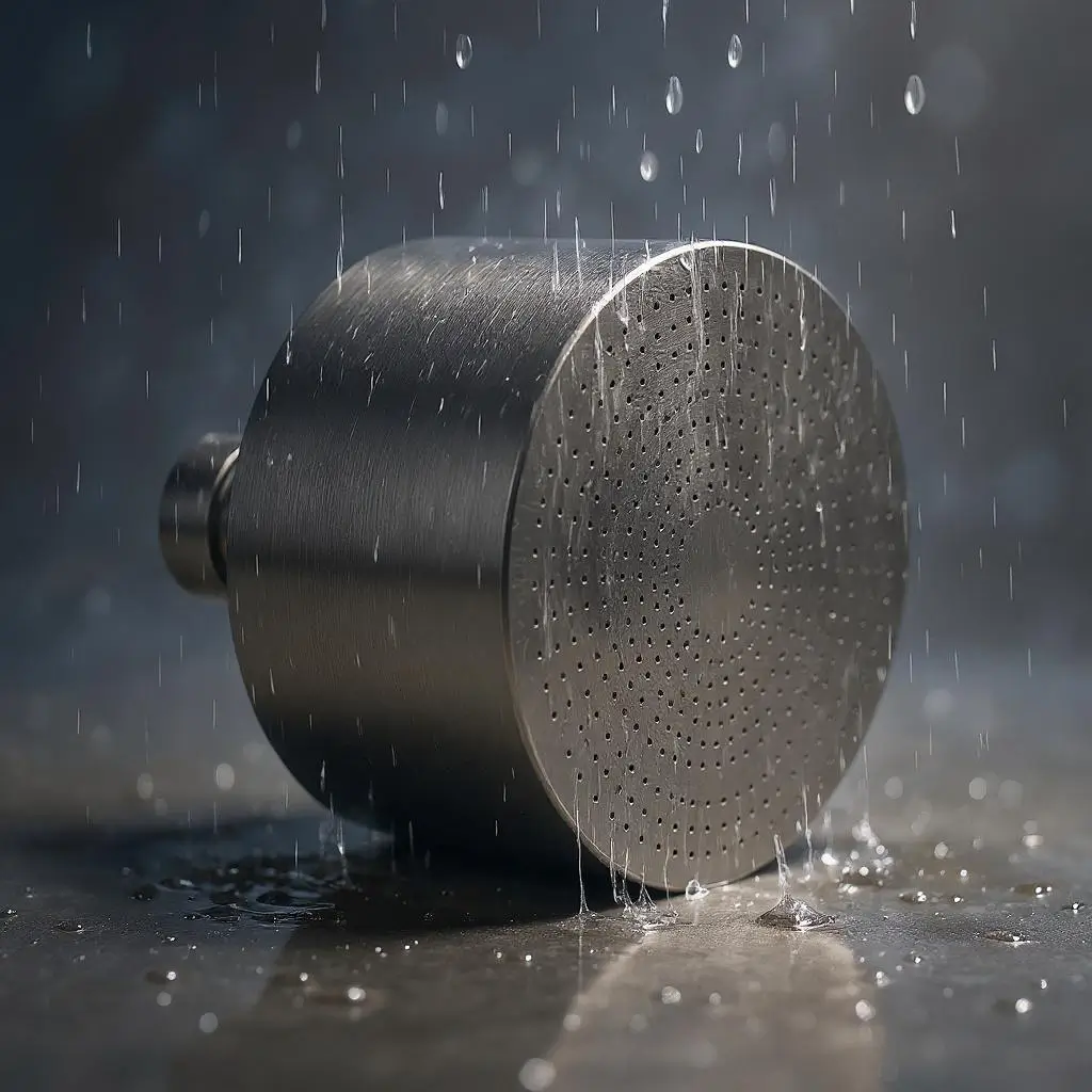 Monolith rainfall shower head showing oversized advantage