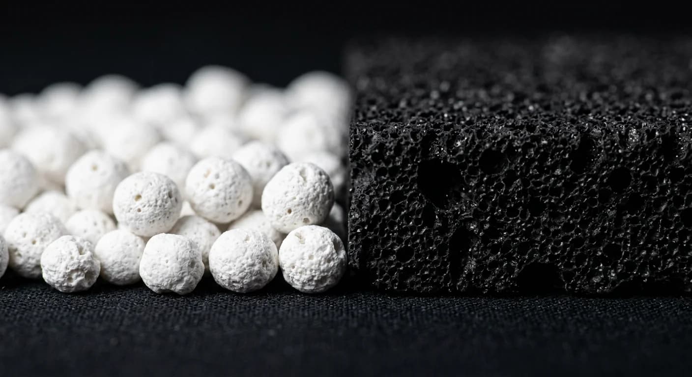 Activated-alumina + catalytic carbon block