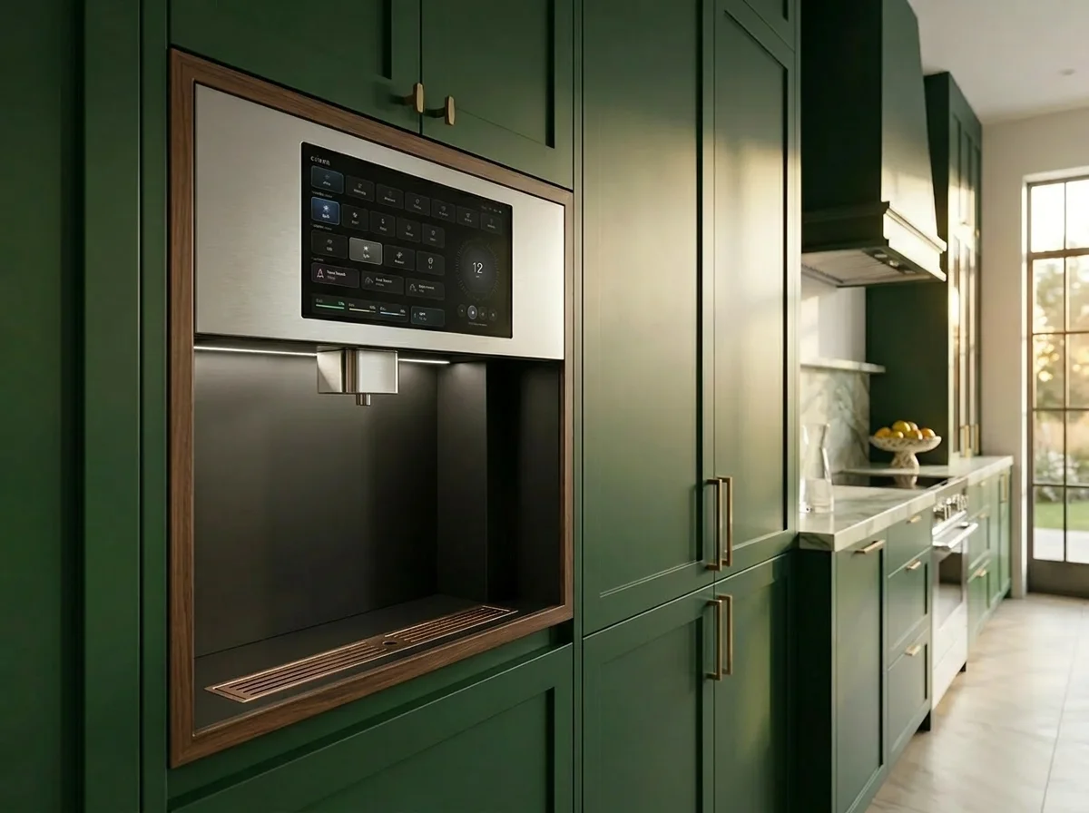 Opus system integrated into a residential kitchen project