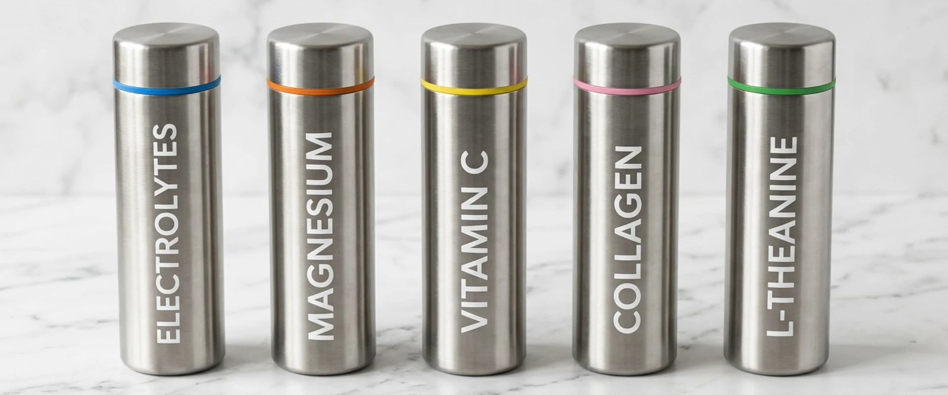 Stainless flavor cartridges for the module bay